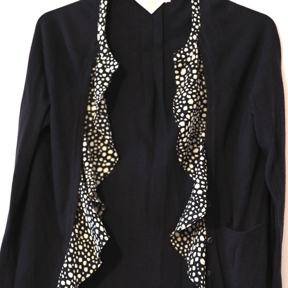 Navy blue Anthropologie sweater